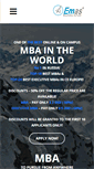 Mobile Screenshot of mba-world.info